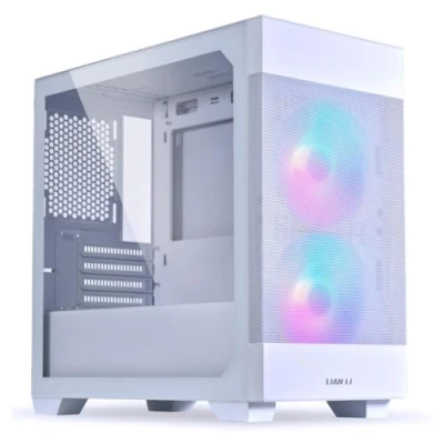 Afbeelding van Lian Li LANCOOL 205M Micro tower Behuizing, Gaming behuizing Wit