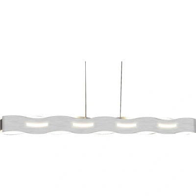 Afbeelding van ECO Light LED WAVE S NIK hanglamp 35 W Nikkel (mat), Chroom
