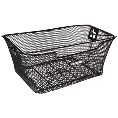 Afbeelding van Fietsmand voor achterdrager Basil Capri 35 x 31 18 cm zwart