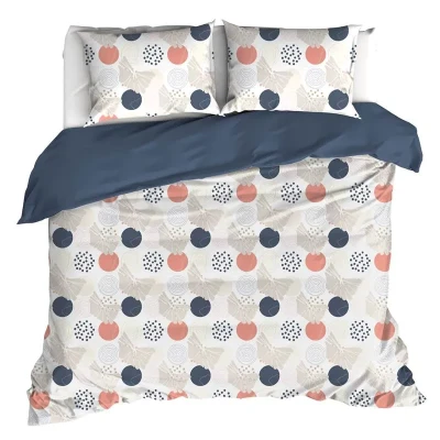 Afbeelding van De Witte Lietaer Hermes Dekbedovertrek Tweepersoons 200x200/220 cm Lyon Blue