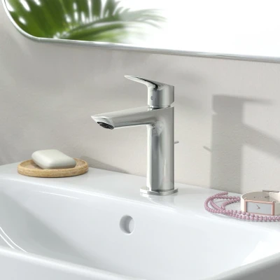 Afbeelding van Hansgrohe Logis wastafelkraan 121 met waste chroom