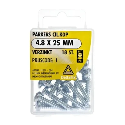 Afbeelding van Parkers ck 4,8xx25mm verz 18st Deltafix
