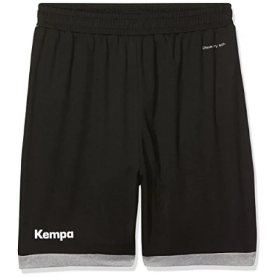 Afbeelding van Kempa Core 2.0 Short Kind Zwart Donker Grijs Melange Maat 116
