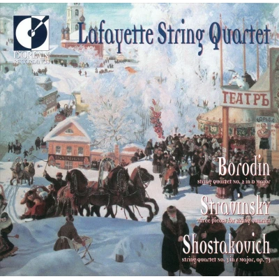 Afbeelding van Lafayette String Quartet Borodin, Stravinsky, Shostakovich