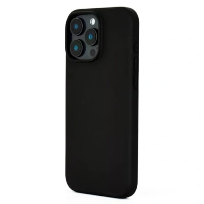 Afbeelding van JT Berlin SilikonCase Steglitz Backcover Apple iPhone 16 Pro Zwart Inductieve lading, MagSafe compatible