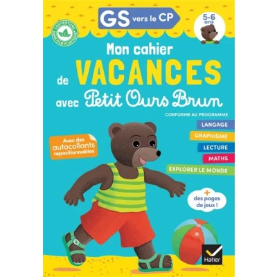 Image de Cahier de vacances Petit Ours Brun 2022 GS vers CP 5/6 ans