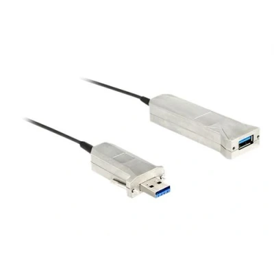 Image de Delock Kit câble USB actif vis moletées noir