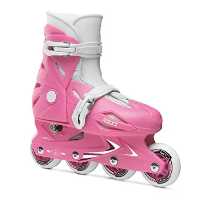 Afbeelding van Roces Orlando III Inlineskates Maat 30 35 Meisjes roze/wit