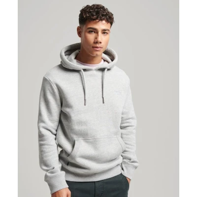 Afbeelding van Superdry Vintage LOGO EMB Hoodie, Heren, Maat: XL, Athletic grey marl