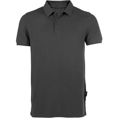 Afbeelding van Men&#039;s Heavy Polo met korte mouwen Dark Grey S