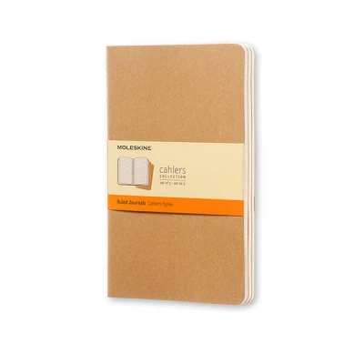 Image de Cahier ligné Grand format Couverture souple en carton kraft