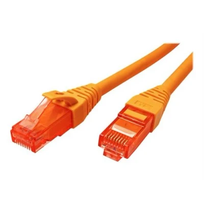 Image de Roline Cordon de raccordement RJ 45 (M) pour 2 m UTP CAT 6 sans halogène moulé bloqué orange