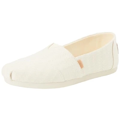 Afbeelding van TOMS Alpargata Cloudbound platte mocassins voor dames, Natuurlijke geweven driehoek