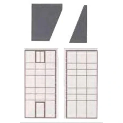 Afbeelding van Faller Glass corner element. Goldbeck FA180895 modelbouwsets, hobbybouwspeelgoed voor kinderen, modelverf en accessoires
