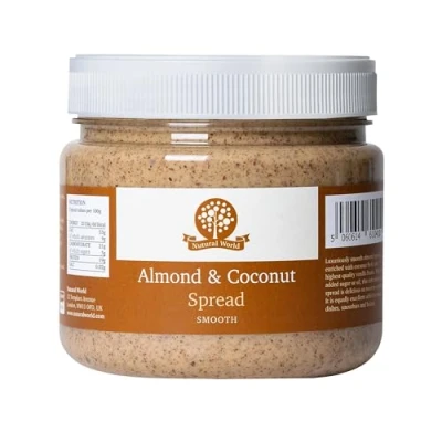 Afbeelding van Nutural World Gladde verfpasta met amandel en kokosnoot (1 kg)