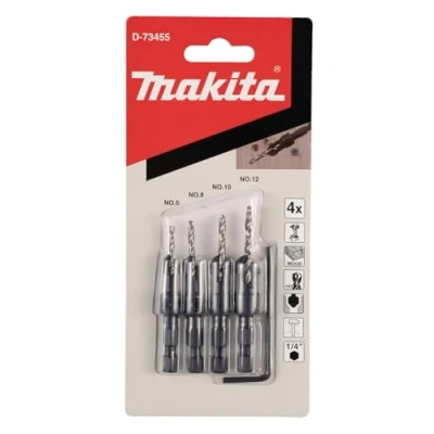 Afbeelding van Makita Accessoires Verzinkboor Quad Driver set D 73455
