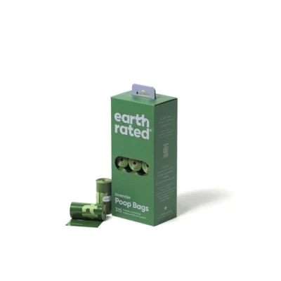 Afbeelding van Earth Rated Poepzakjes Lavendel 21X15 ST (412261)