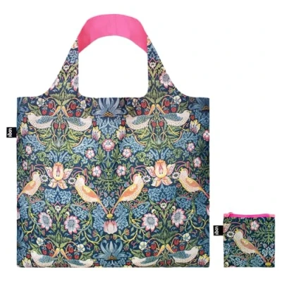Afbeelding van LOQI Bag The Strawberry Thief Neon Pink
