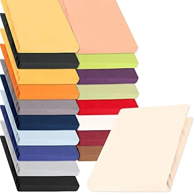Afbeelding van aqua textil, puur jersey hoeslaken, waterbedden, boxspringbedden, mako katoen