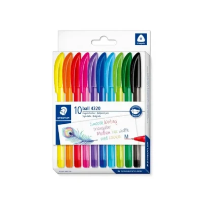 Afbeelding van ball 4320 M balpen kartonnen etui 10 schrijfkleuren