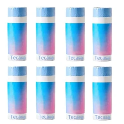 Afbeelding van Tecasa vuilniszakken met draaggreep, zelfreinigende voor PETKIT Pura MAX en X, kattenbakzakken trekkoord, duurzaam robuust, 8