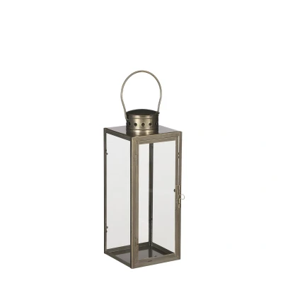 Afbeelding van Arzilla Lantaarn L13,5 x B13 H34,5 cm Goud