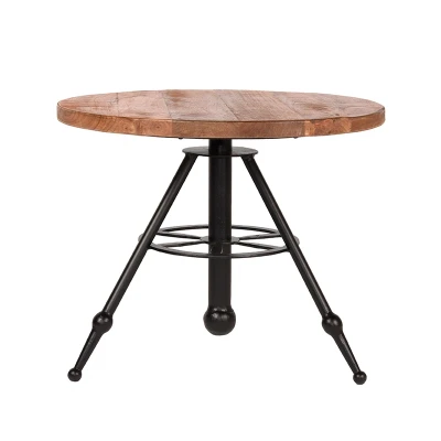 Afbeelding van LABEL51 Salontafel Solid Rough Mangohout Rond 60 cm