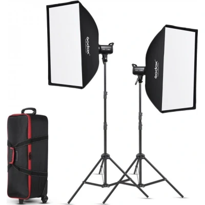 Afbeelding van Godox SL100D kit LED light daylight (2xSL100D &amp; accessories)
