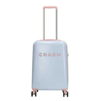 Afbeelding van Charm London Capetown Handbagage Koffer 35 cm 42 Liter TSA Slot Babyblauw