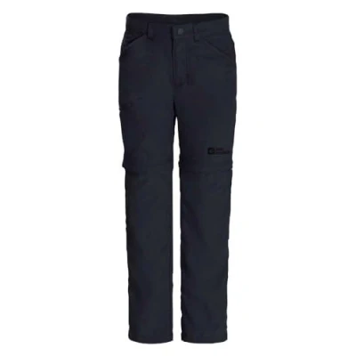 Afbeelding van Jack Wolfskin Safari ZIP OFF Pants Unisex 2IN1 Outdoorbroeken voor kinderen, Maat: 92, Night blue