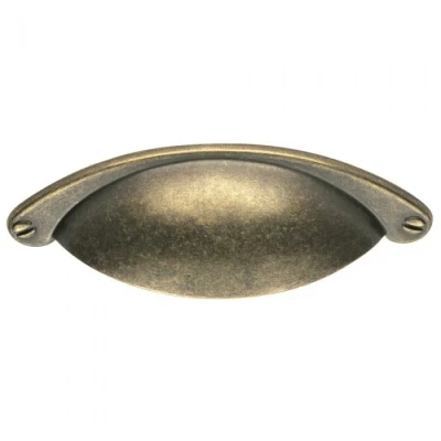 Afbeelding van Fingertip Designs Komgreep 104x25 mm antiek messing