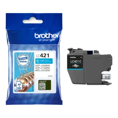 Image de Brother LC421C Cyan original cartouche d&#039;encre pour DCP J1140DW MFC J1010DW J1012DW