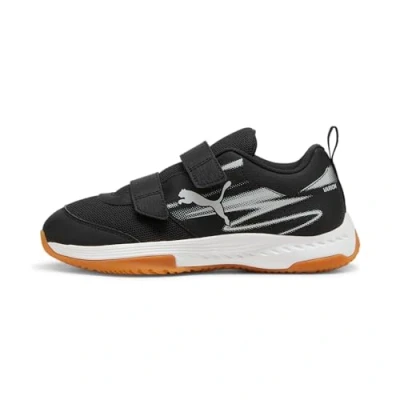 Afbeelding van Puma Varion II V Jr Indoor veldschoenen, uniseks, kinderen, Zwart Cool Light Grey Gum