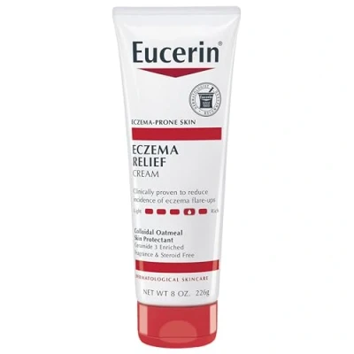 Afbeelding van Eucerin Eczeemverlichtende crème, volledige bodylotion voor eczeemgevoelige huid, hydraterende eczeemcrème, lichaam