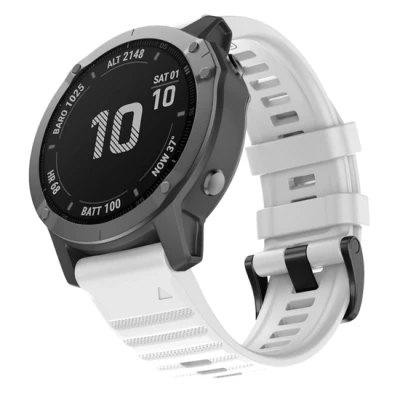 Afbeelding van Siliconen bandje Wit Garmin Quatix 7X / 6X &amp; Tactix 7 (pro)