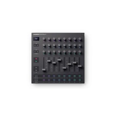 Afbeelding van Novation Launch Control XL 3 USB aangedreven MIDI controle en mengoppervlak voor STAN hardware, met 8 faders, 24 eindeloze encoders, input/output softwarebundel.