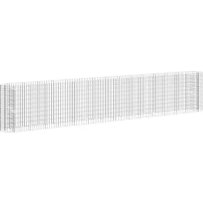 Afbeelding van VidaXL Gabion plantenbak verhoogd 540x50x100 cm gegalvaniseerd ijzer