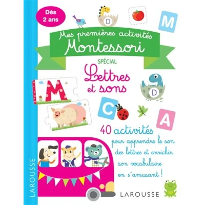Image de Mes premières activités Montessori Lettres et sons