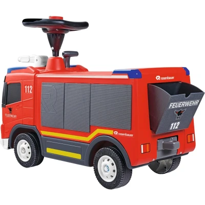 Afbeelding van Big Brandweerwagen Loopauto Volvo Waterspuit Opbergvak Vanaf 2 jaar