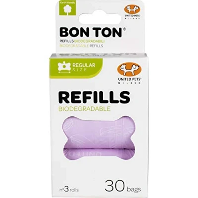 Afbeelding van Hygiënezakjes United Pets Bon Ton Regular Hond Lila (3 x 10 uds)