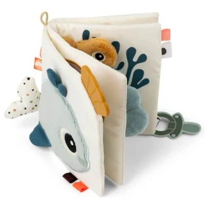 Afbeelding van Done by deer stoffen boekje sea friends colour mix