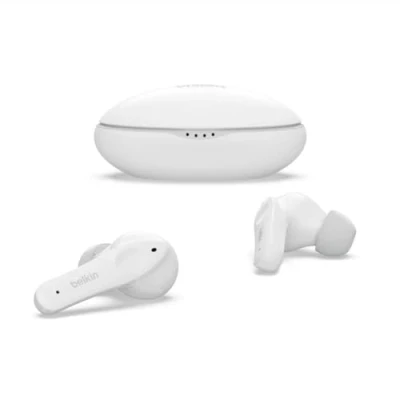 Image de Belkin SoundForm Nano for Kids Écouteurs sans fil avec micro intra auriculaire Bluetooth blanc
