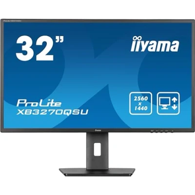 Image de Ecran PC Iiyama ProLite XB3270QSU B1 32&quot; 100 Hz WQHD Noir mat
