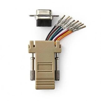 Afbeelding van RJ45 adapter Nedis (D sub 9 pins naar RJ45)