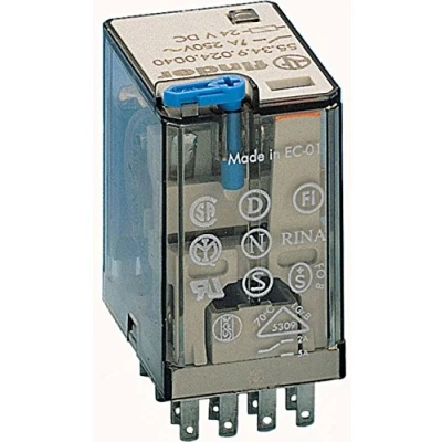 Afbeelding van Finder 55.34.9.012.0040 Steekrelais 12 V/DC 7 A 4x wisselcontact 1 stuk(s)