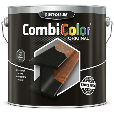 Afbeelding van Rust oleum Combicolor Smeedijzer 2,5 Liter Zwart