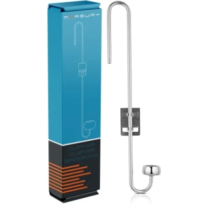Afbeelding van Measury CO2 diffuser voor aquarium, roestvrij staal, 250 mm