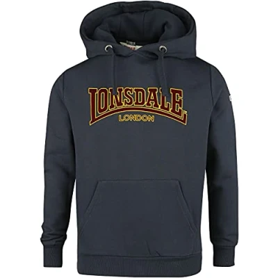 Afbeelding van Lonsdale London Hooded Classic LL002 Heren Trui met capuchon blauw S