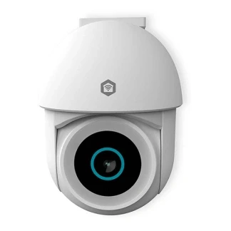 Afbeelding van Nedis SmartLife Camera voor Buiten Wi Fi Spotlight 3MP Full HD 1296p Pan tilt IP65 Cloud Opslag (optioneel) / microSD (niet inbegrepen) Onvif 5 V DC Met bewegingssensor Nachtzicht Wit