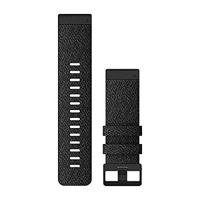 Afbeelding van Garmin QuickFit Leren Horlogebandje 26mm Polsbandje Wearablebandje Zwart Geschakeerd